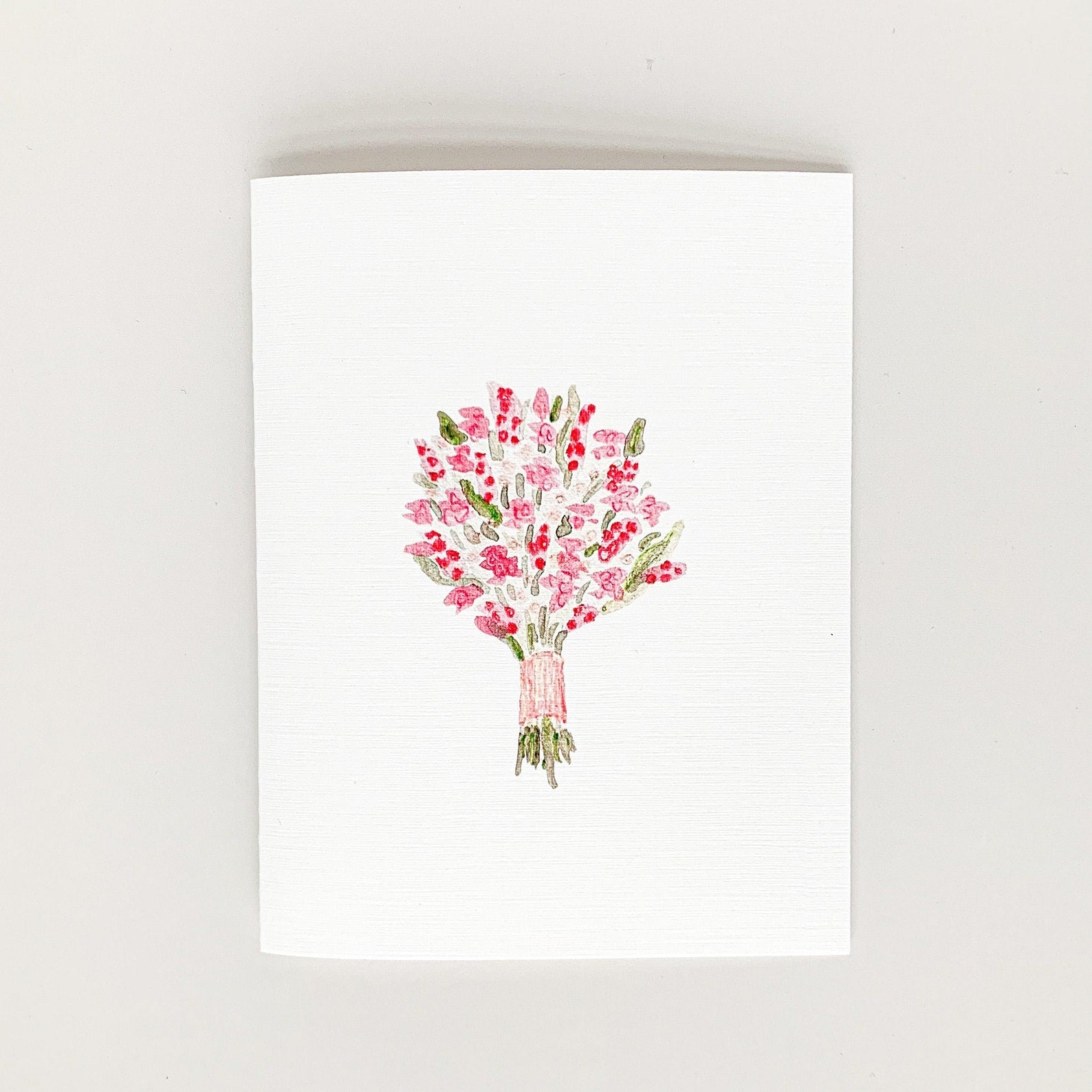Bouquet Watercolor Greeting Card
