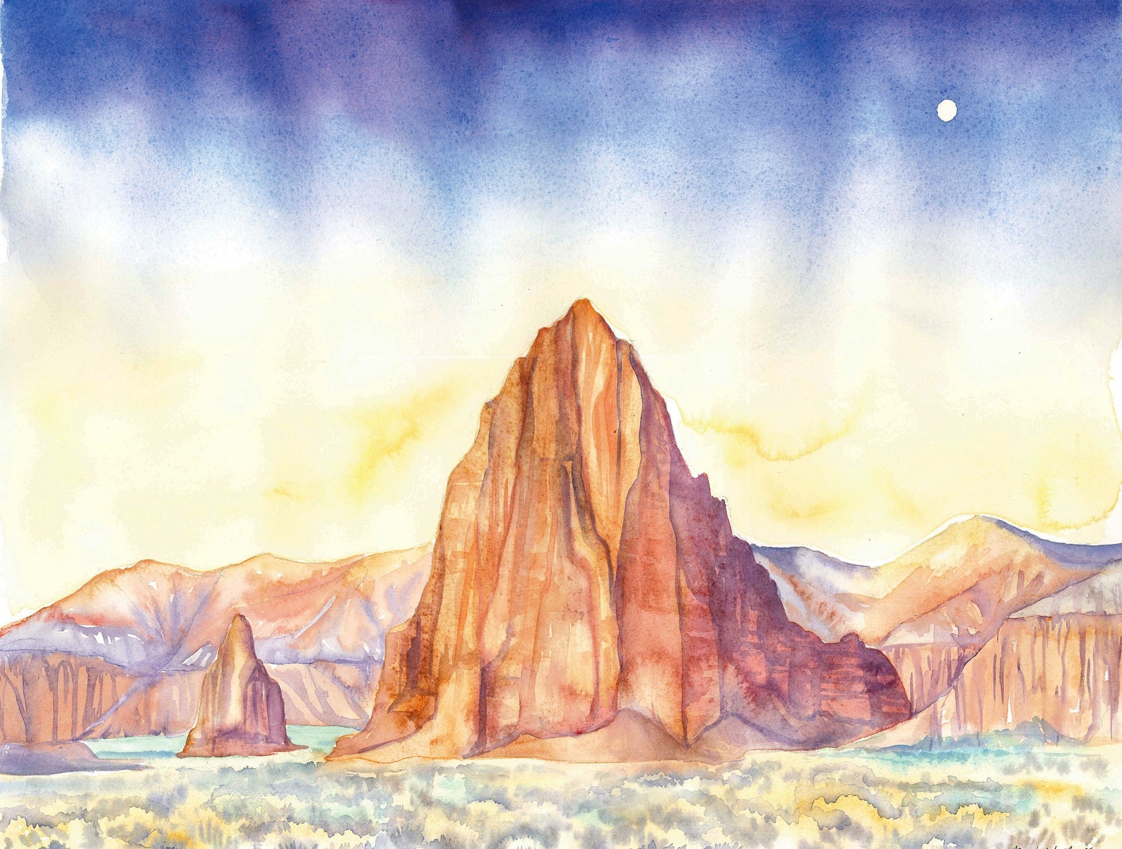 Temple of the Moon Print