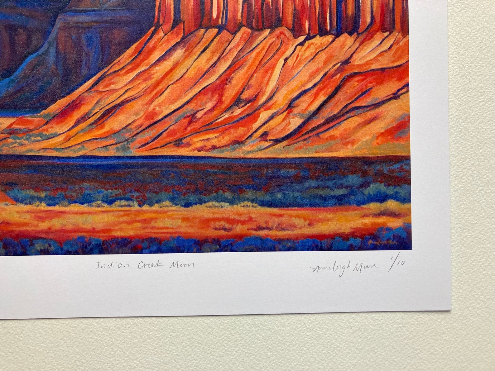 Indian Creek Moon Print