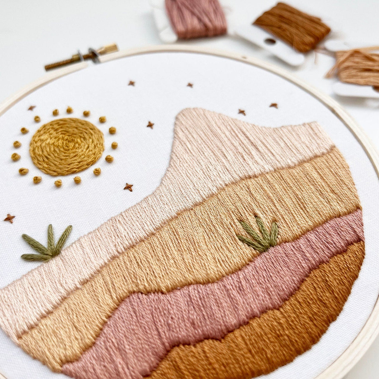Desert Sun Embroidery Kit