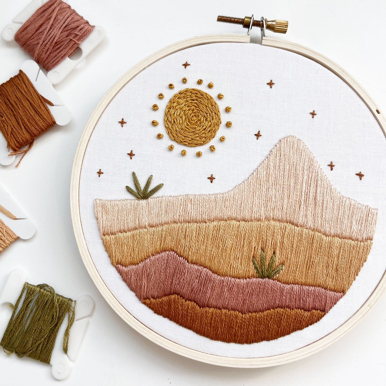 Desert Sun Embroidery Kit
