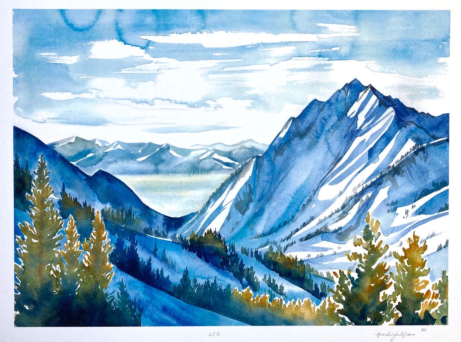 LCC - Little Cottonwood Canyon Print