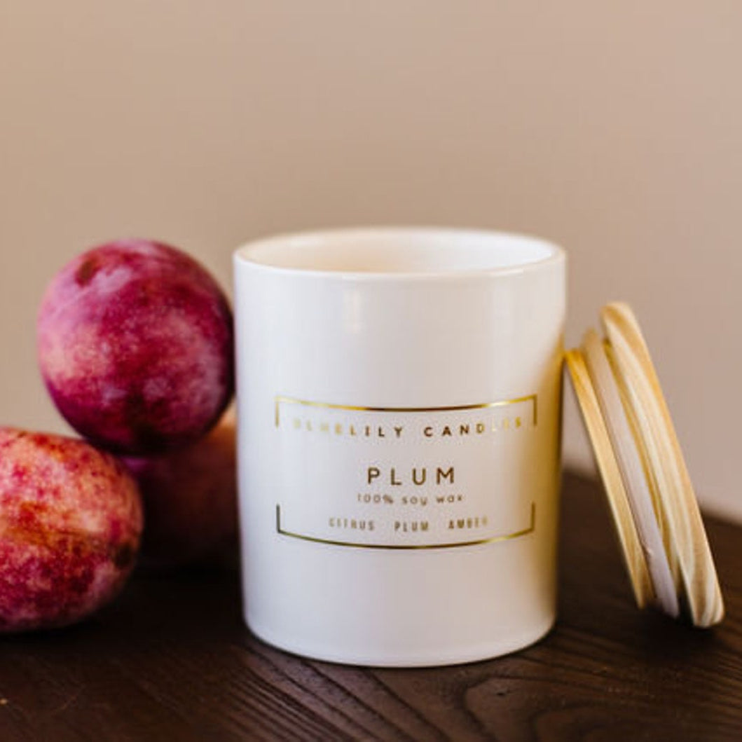 Plum Candle