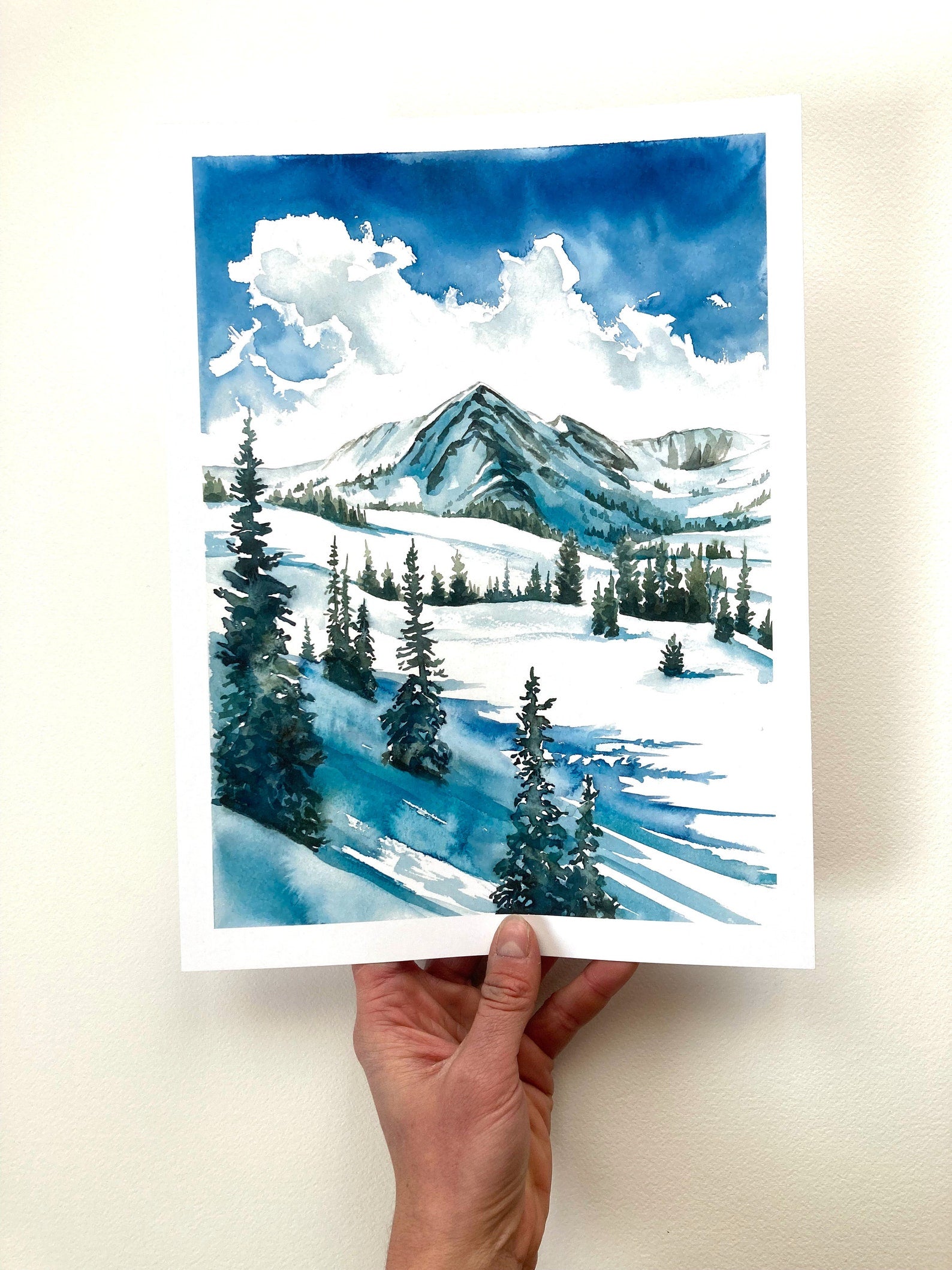 Snowbasin Shadows Print
