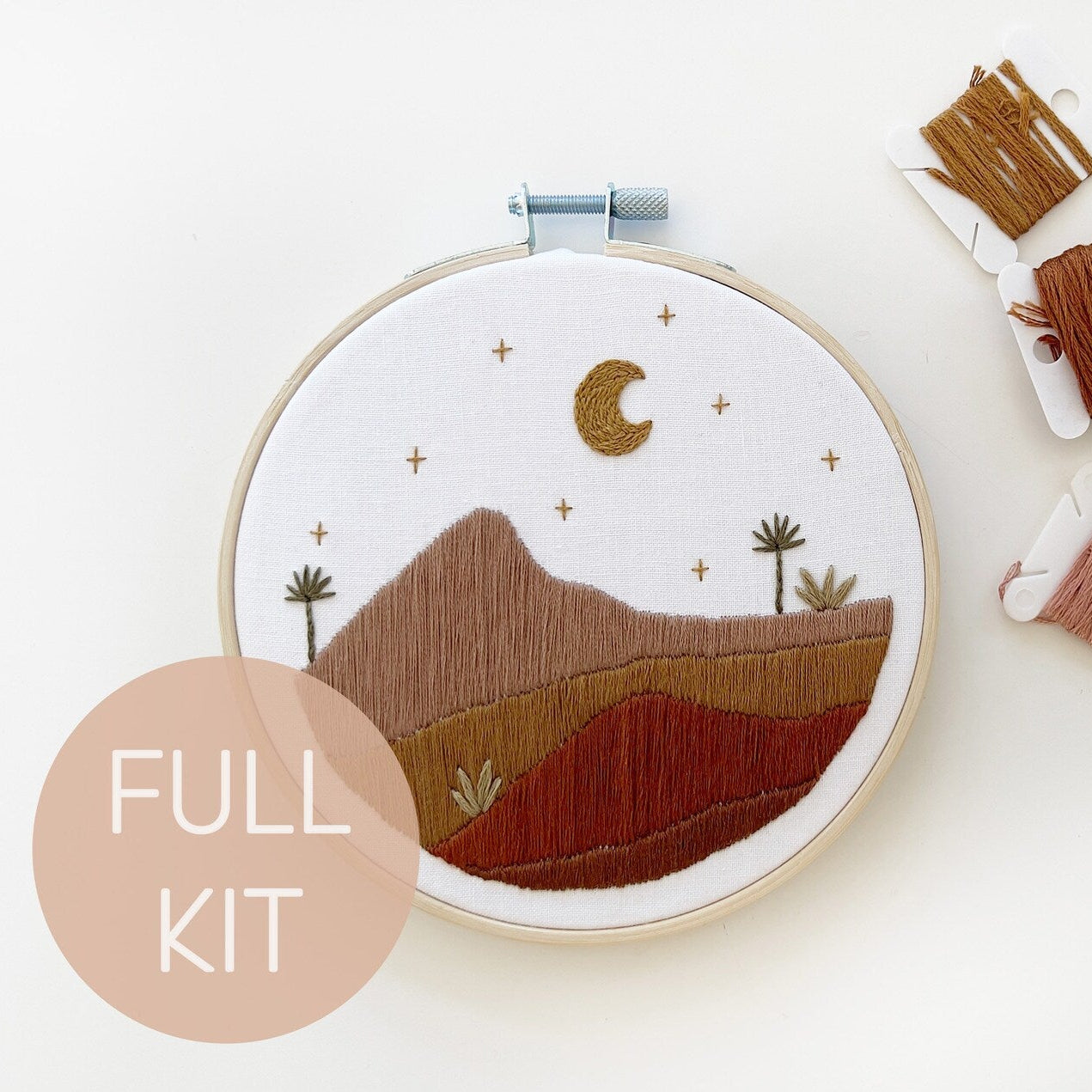 Desert Moon Embroidery Kit