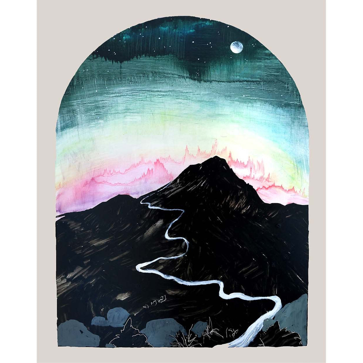 Black Mountain Print