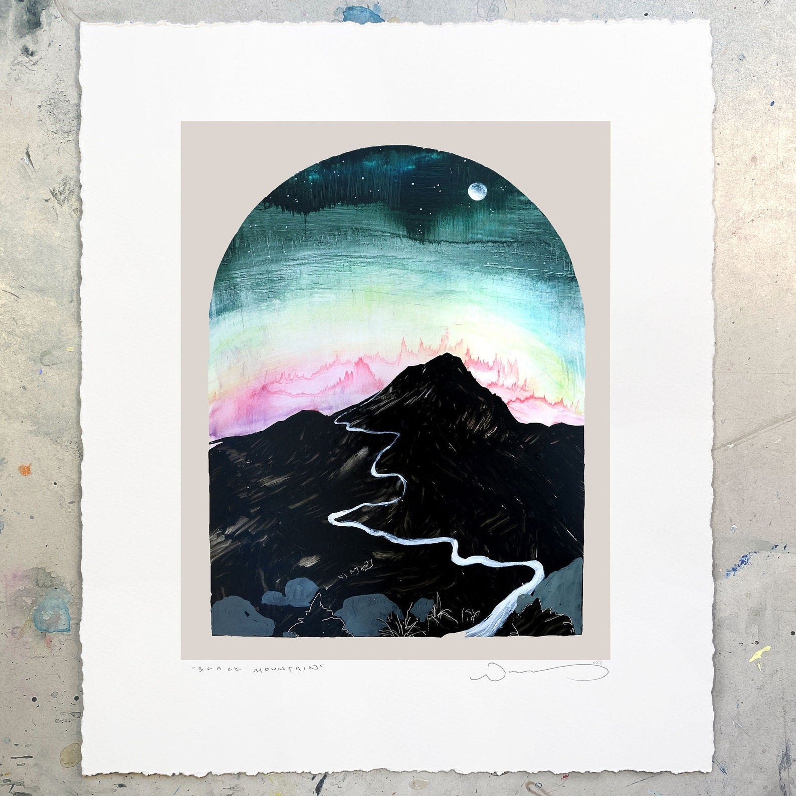 Black Mountain Print