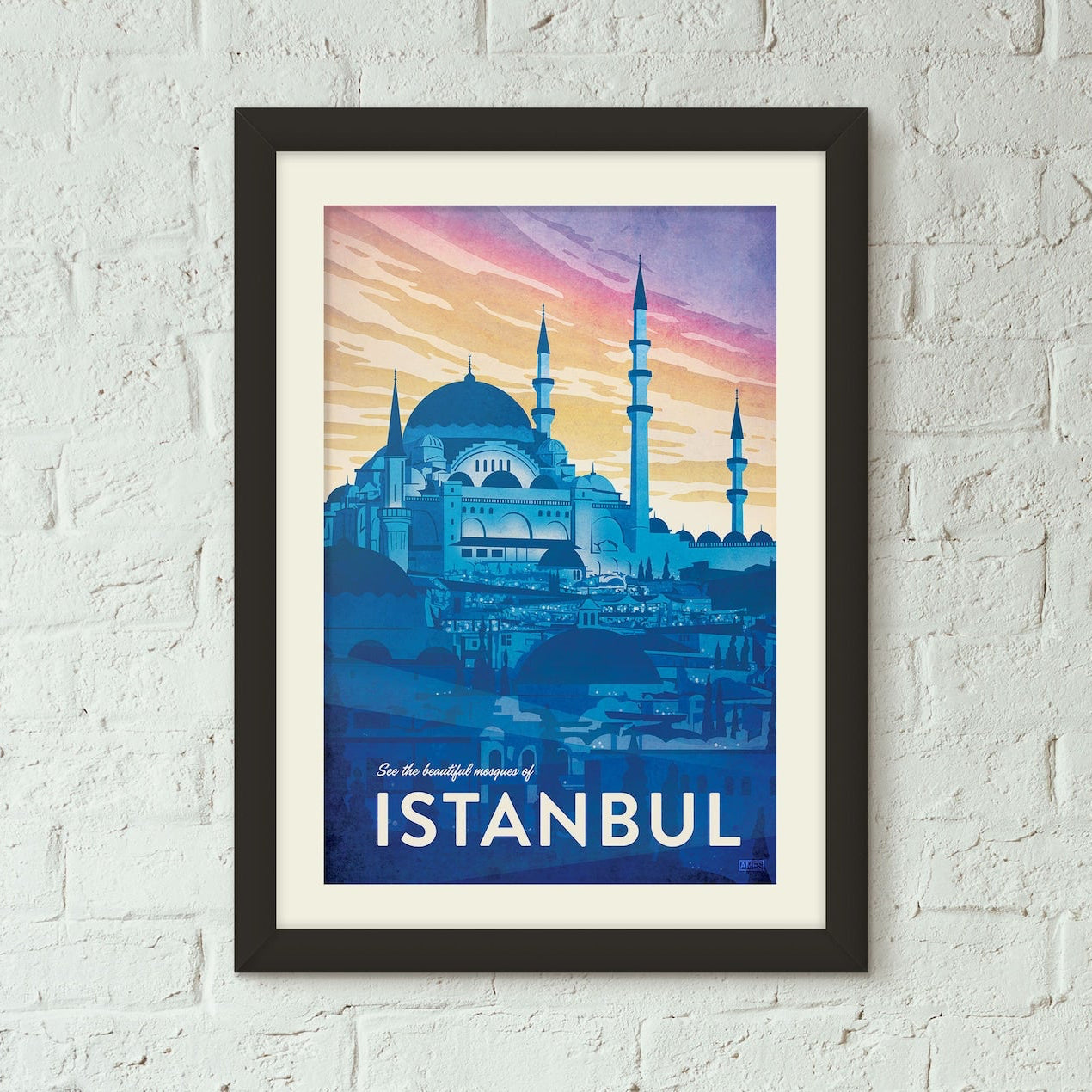Turkey, Istanbul Travel Print