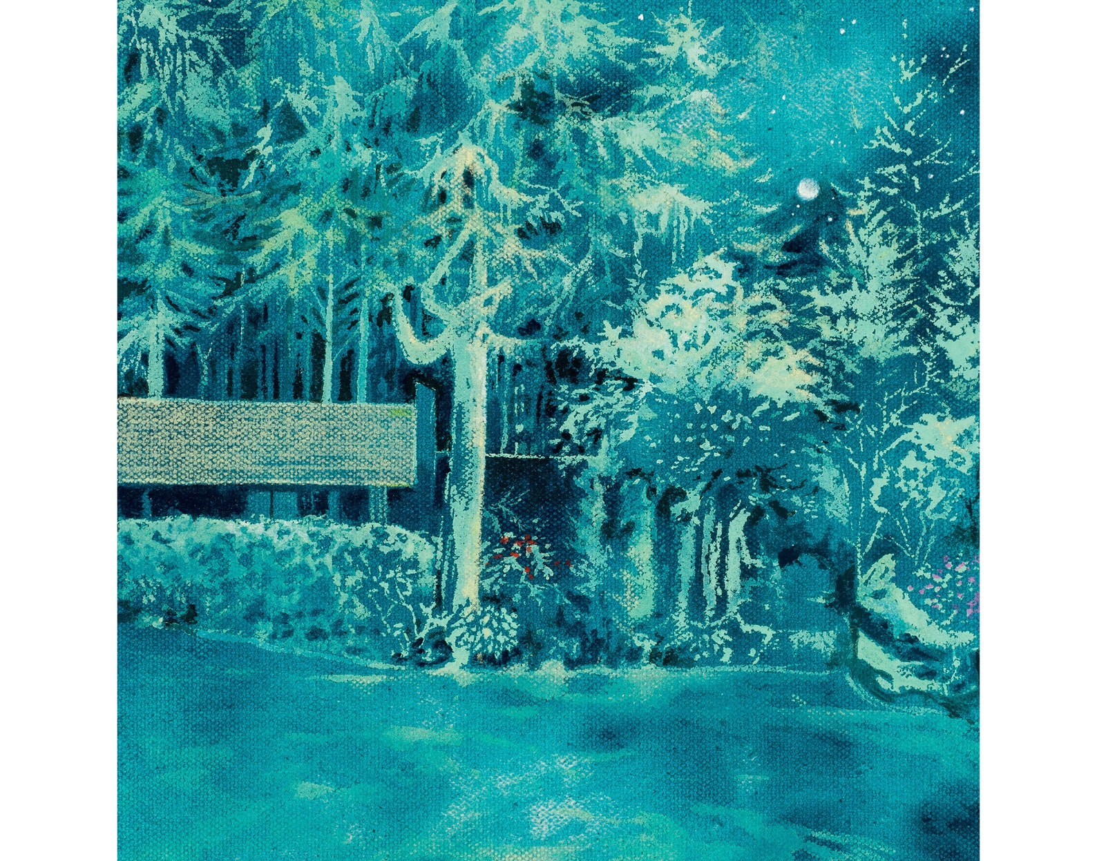 Hush of Firs Print