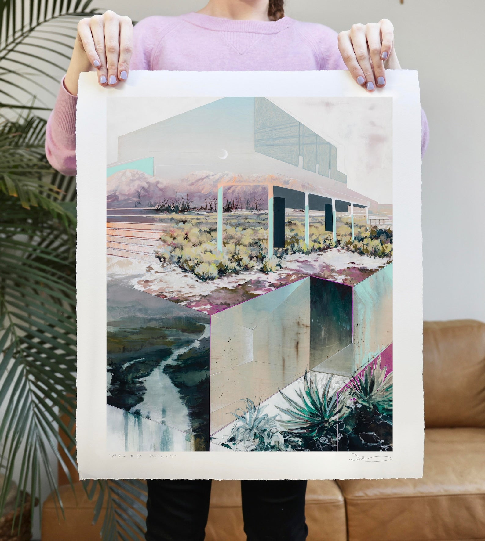Mellow Moon Print