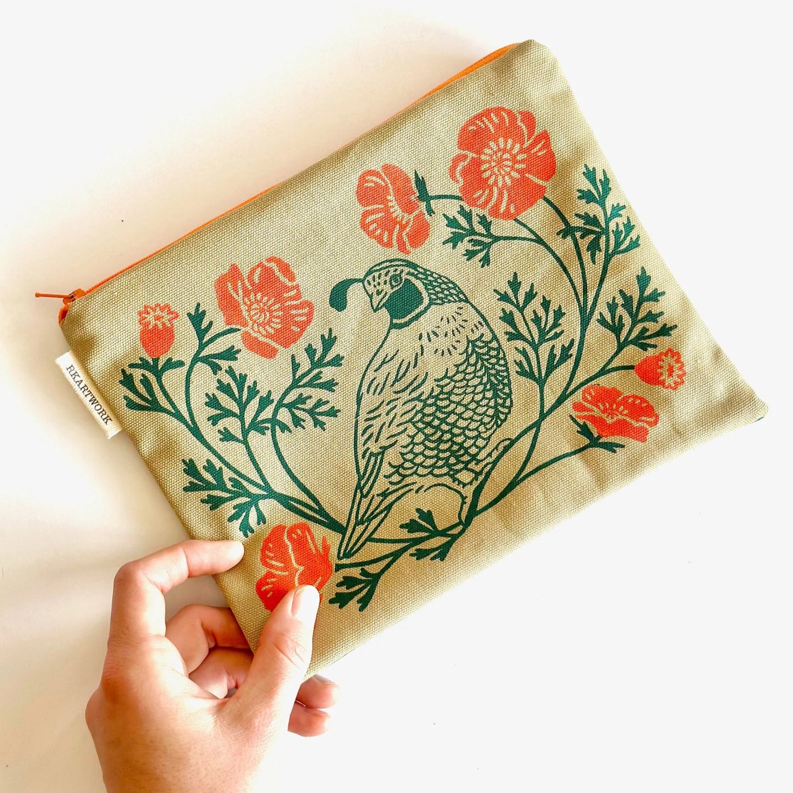 Large Zippered Pouch