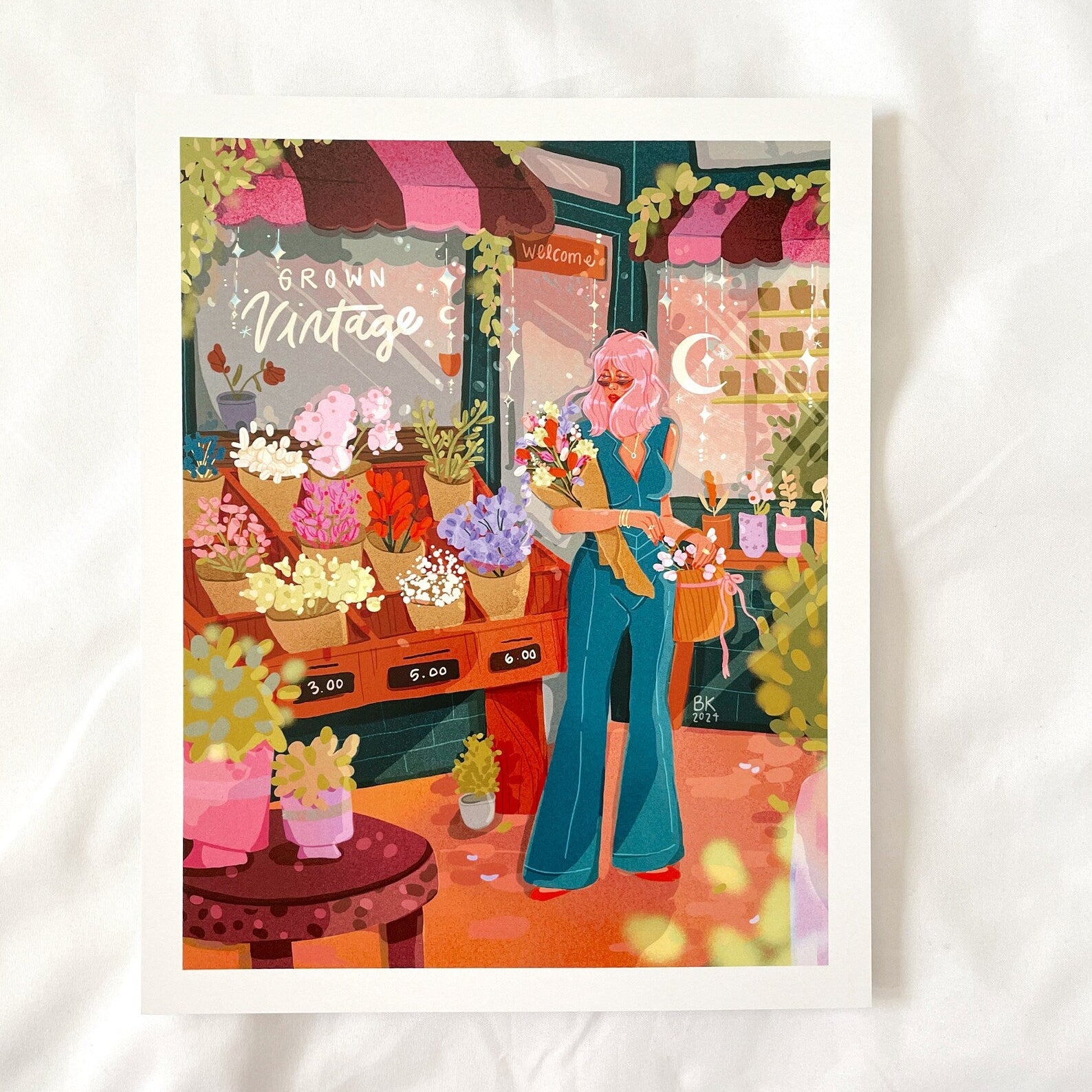 Flower Market Print