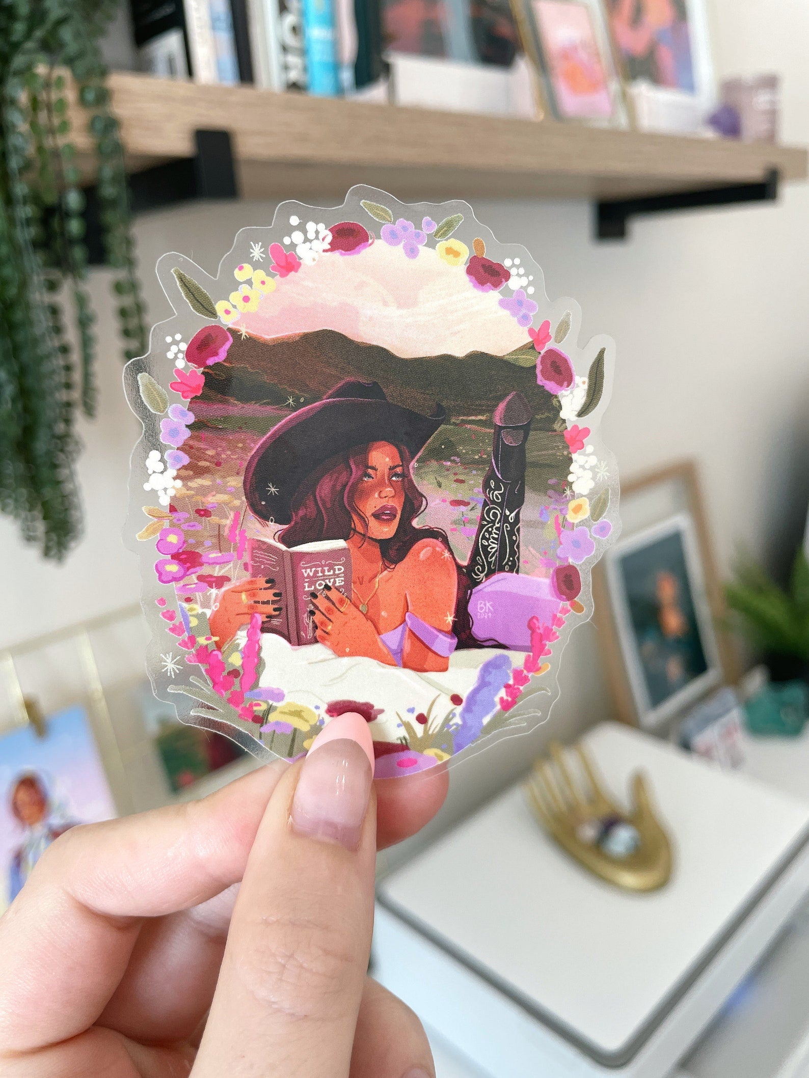 Love Wild Clear Back Sticker