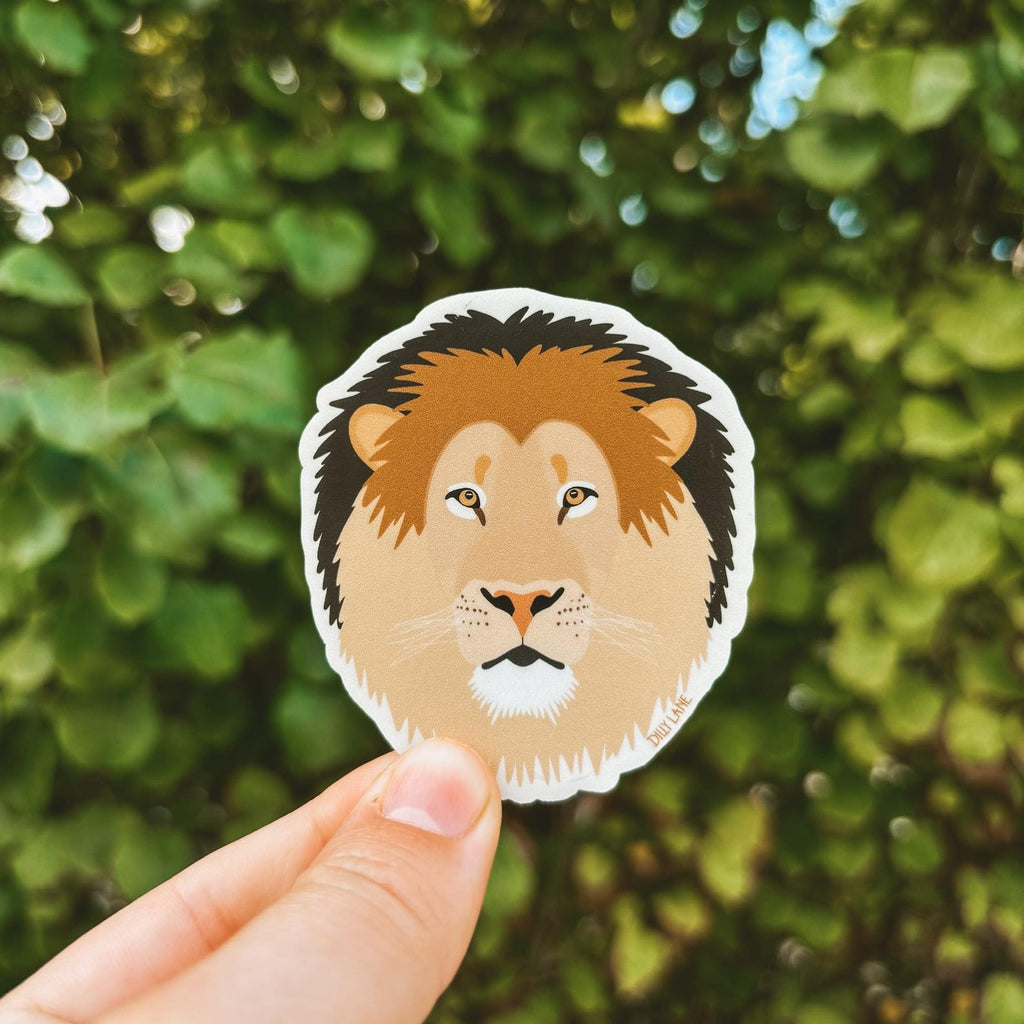 lion head sticker
Width: 2.25 inches
Height: 2.5 inches