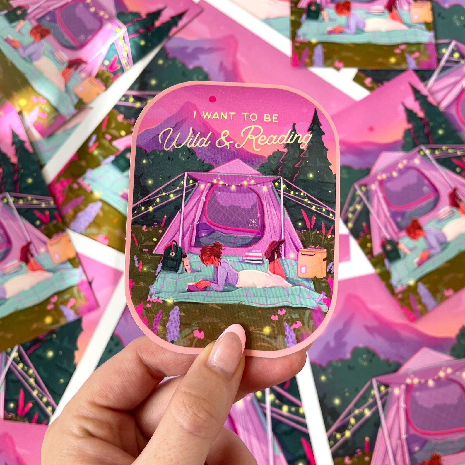 Wild and Reading Sticker