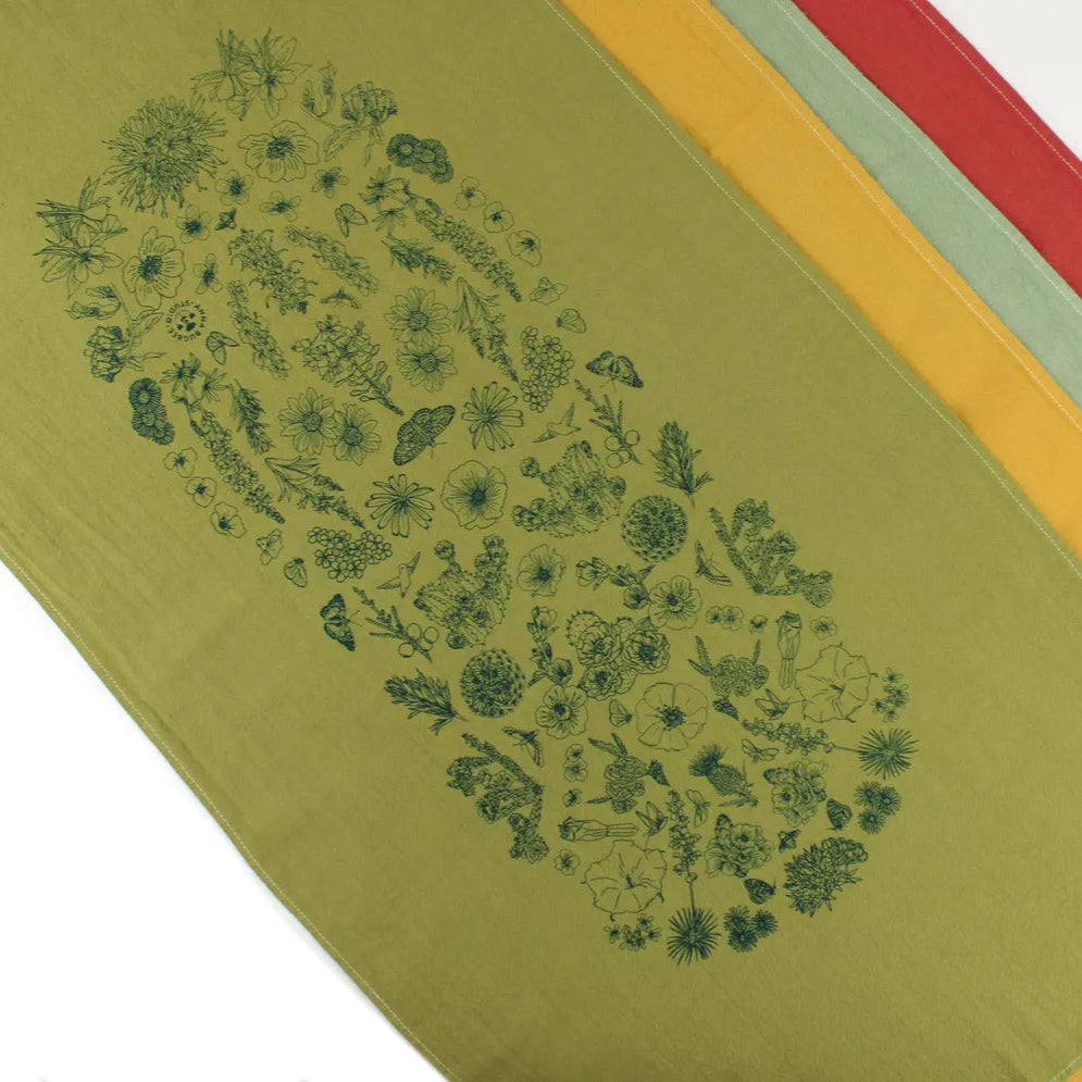Alpine And Desert Plants Of Utah Tea Towel