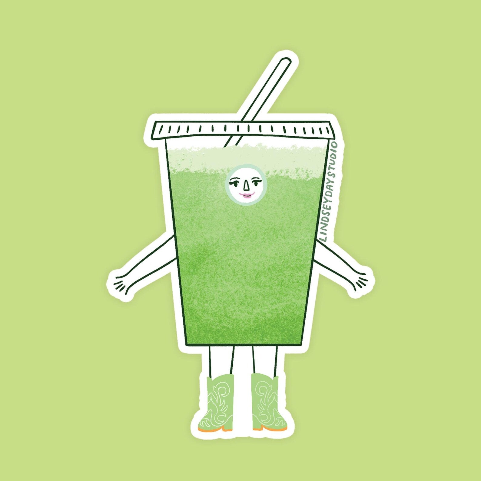 Matcha Friend Sticker
