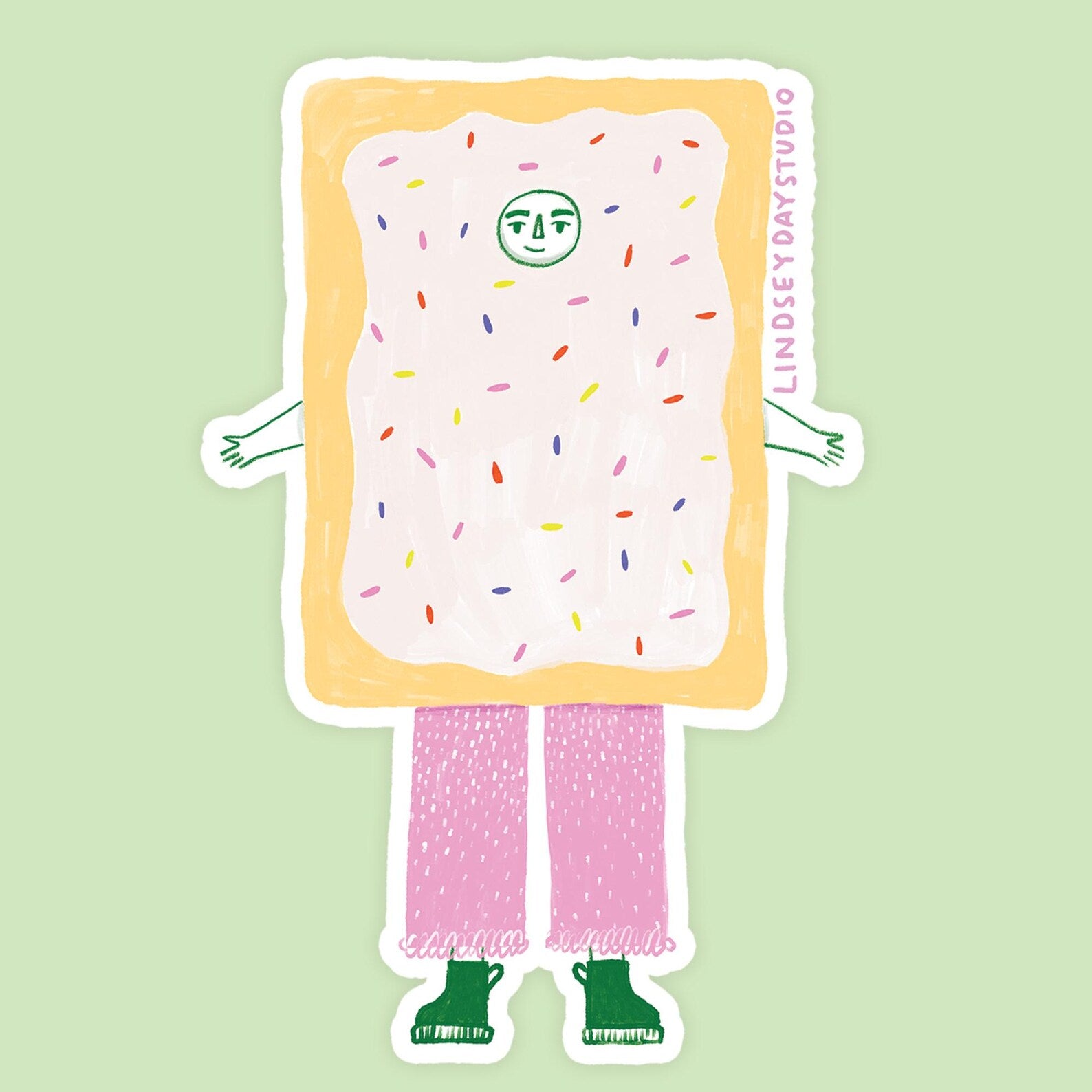 Pop Tart Friend Sticker