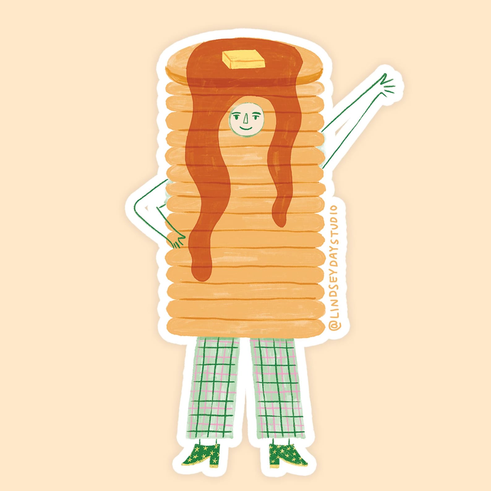 Pancake Friend Sticker