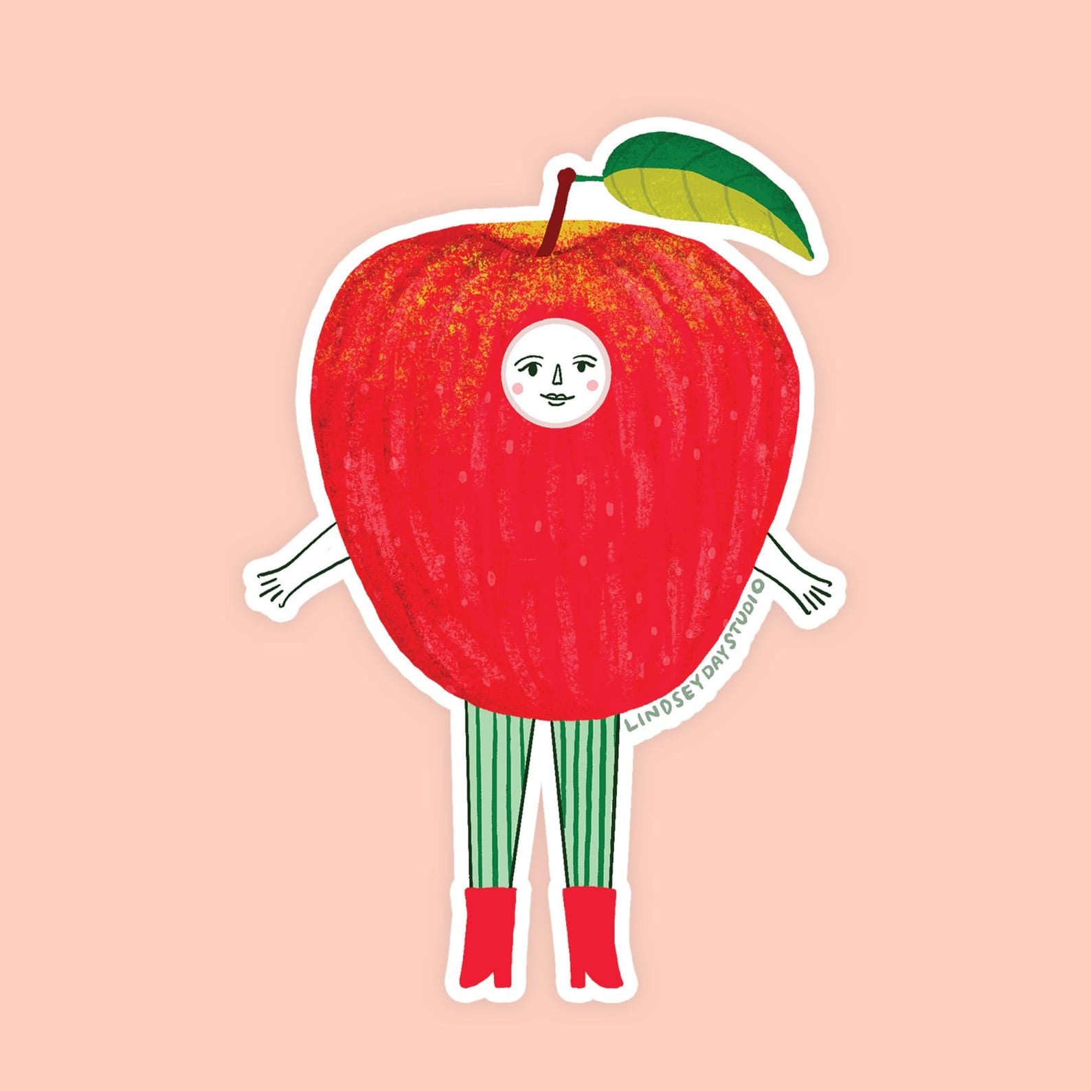 Apple Friend Sticker