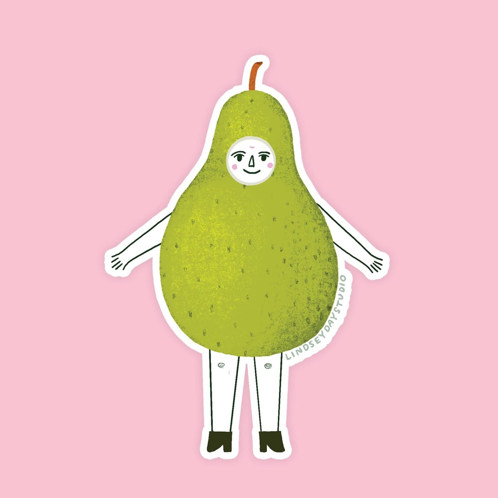 Pear Friend Sticker