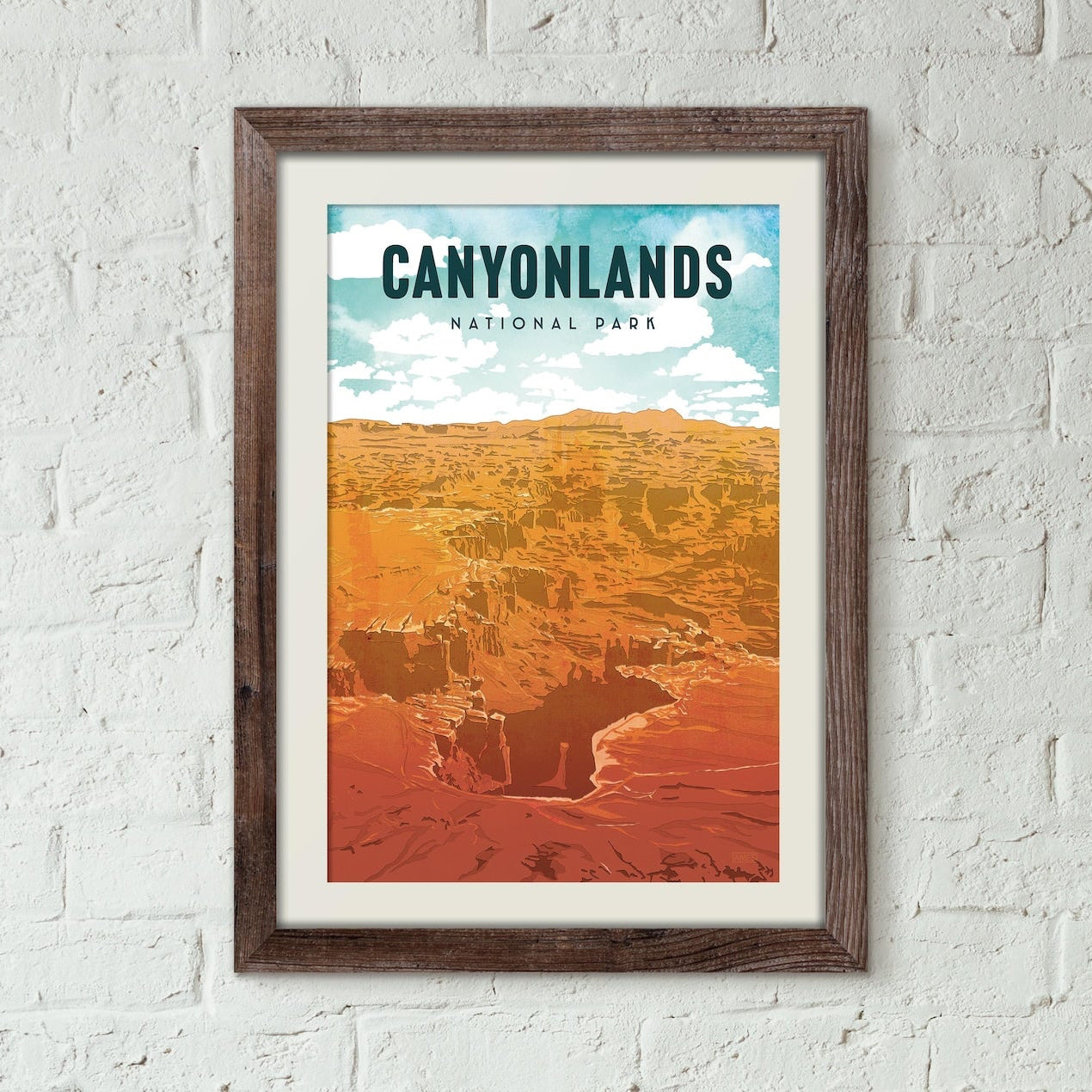 Canyonlands National Park Travel Poster