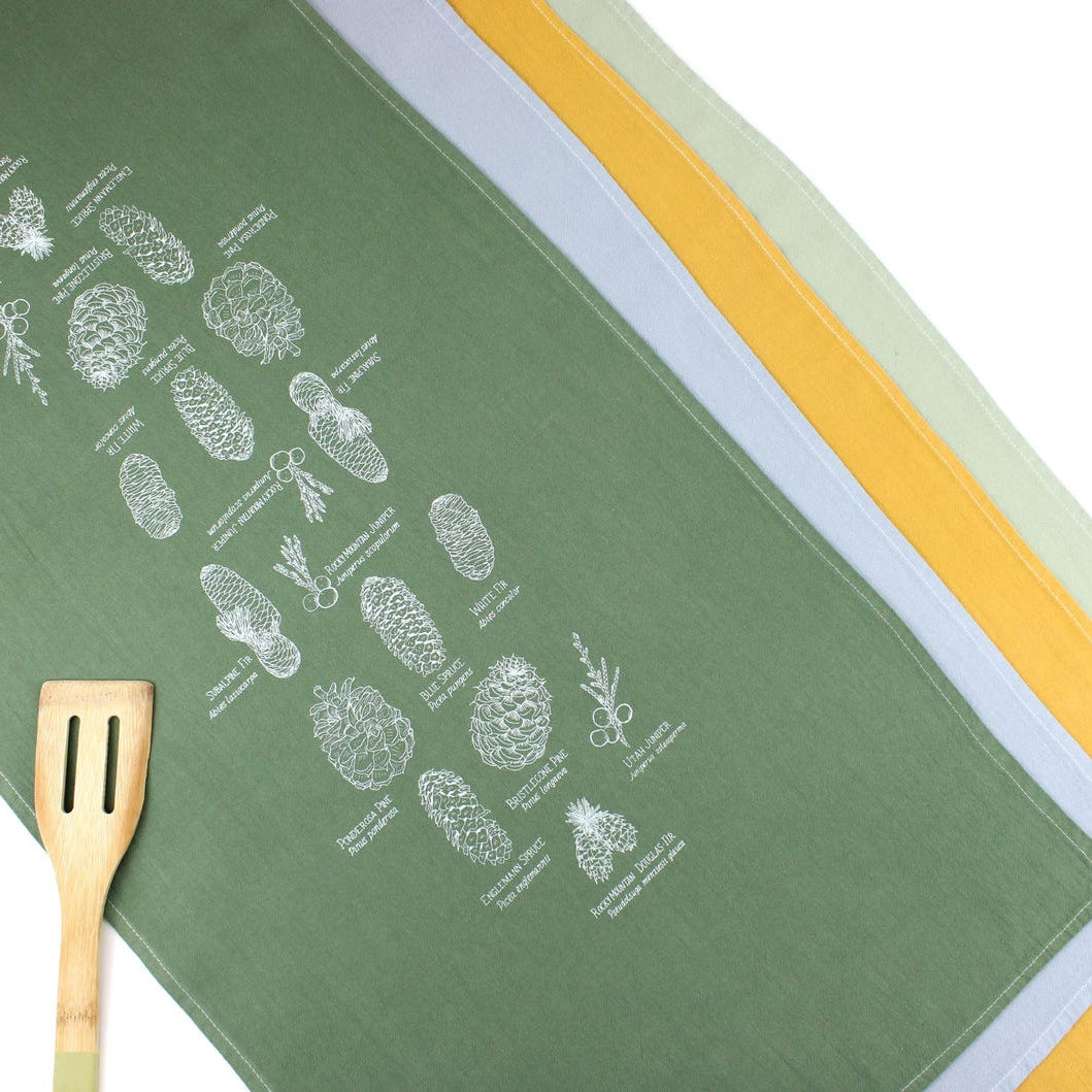 Pinecone Tea Towel