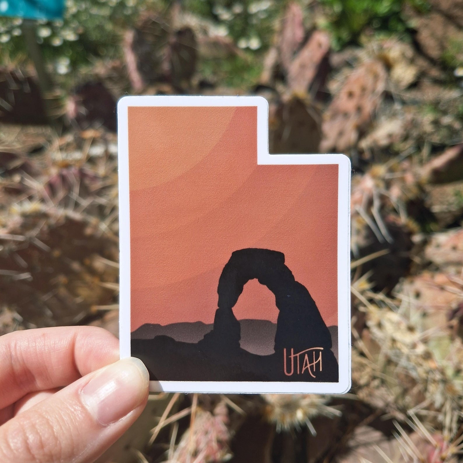 Utah Red Rock Sticker