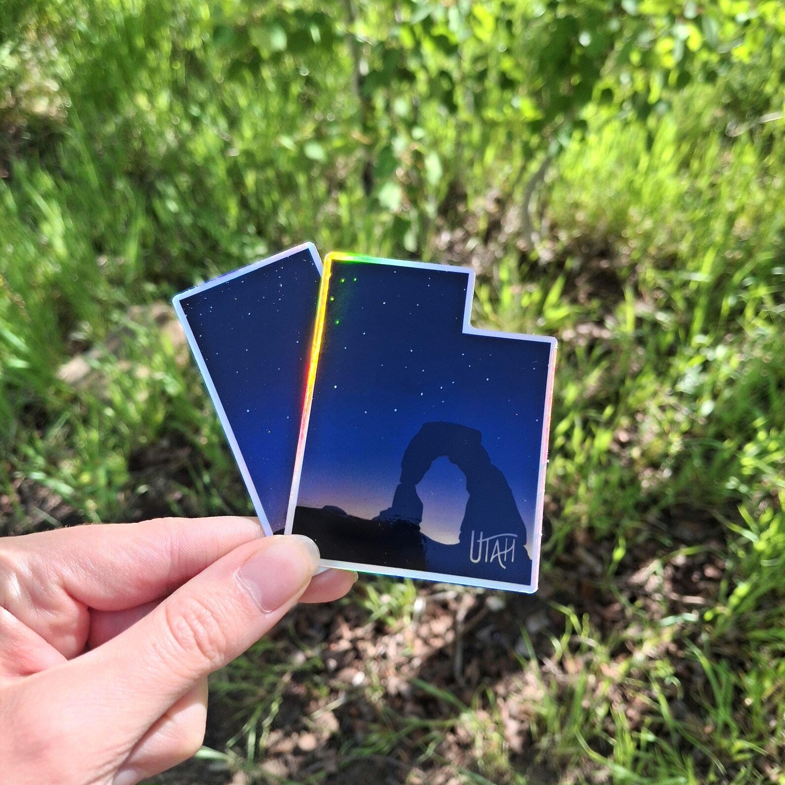 Utah Night Sky Sticker