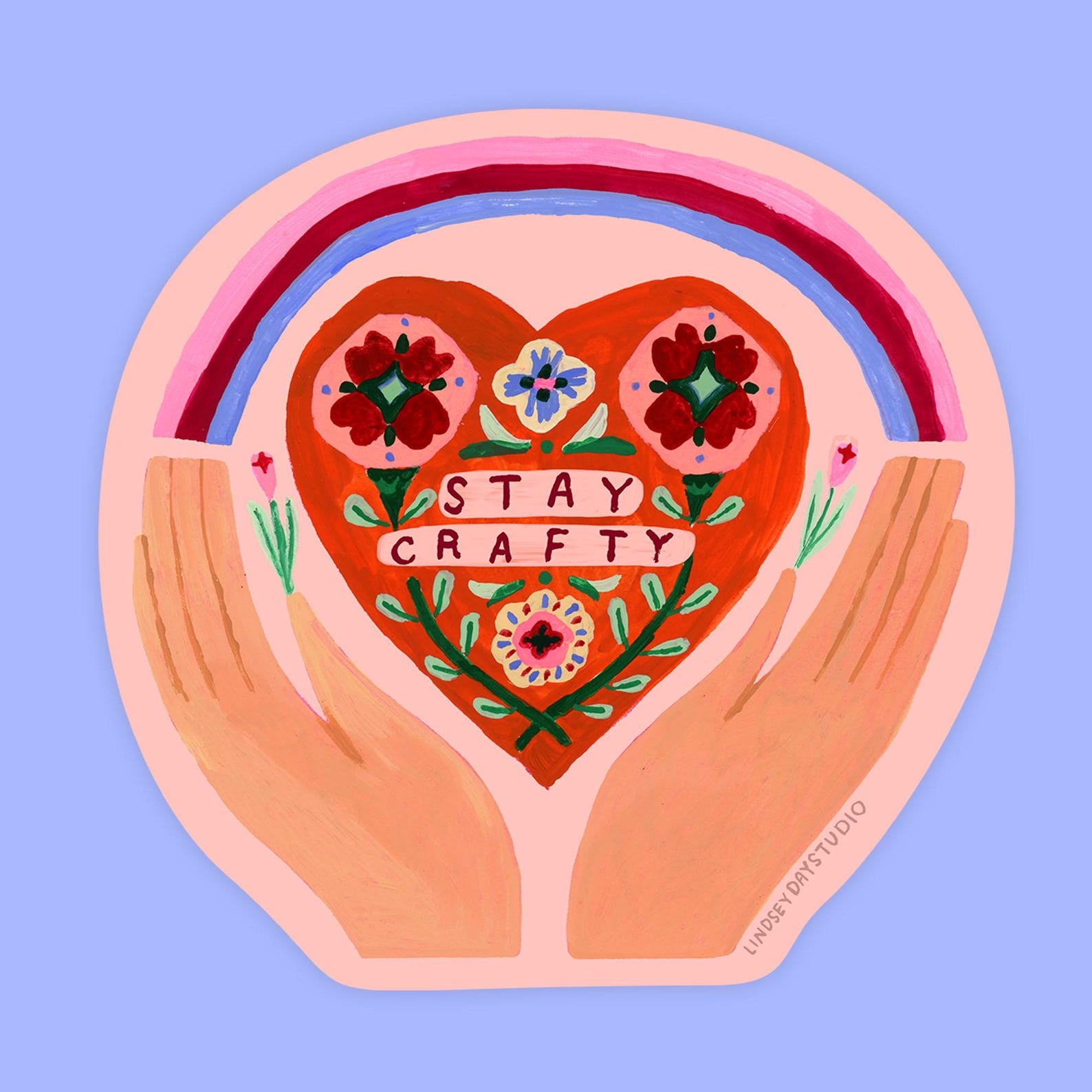 Stay Crafty Sticker