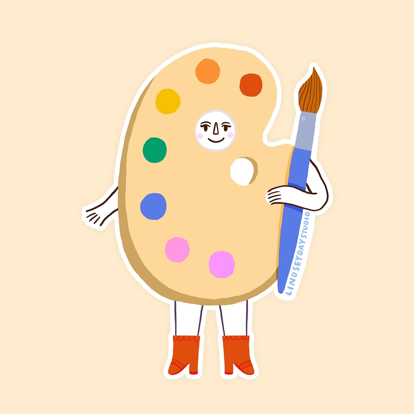 Artist Friend Sticker