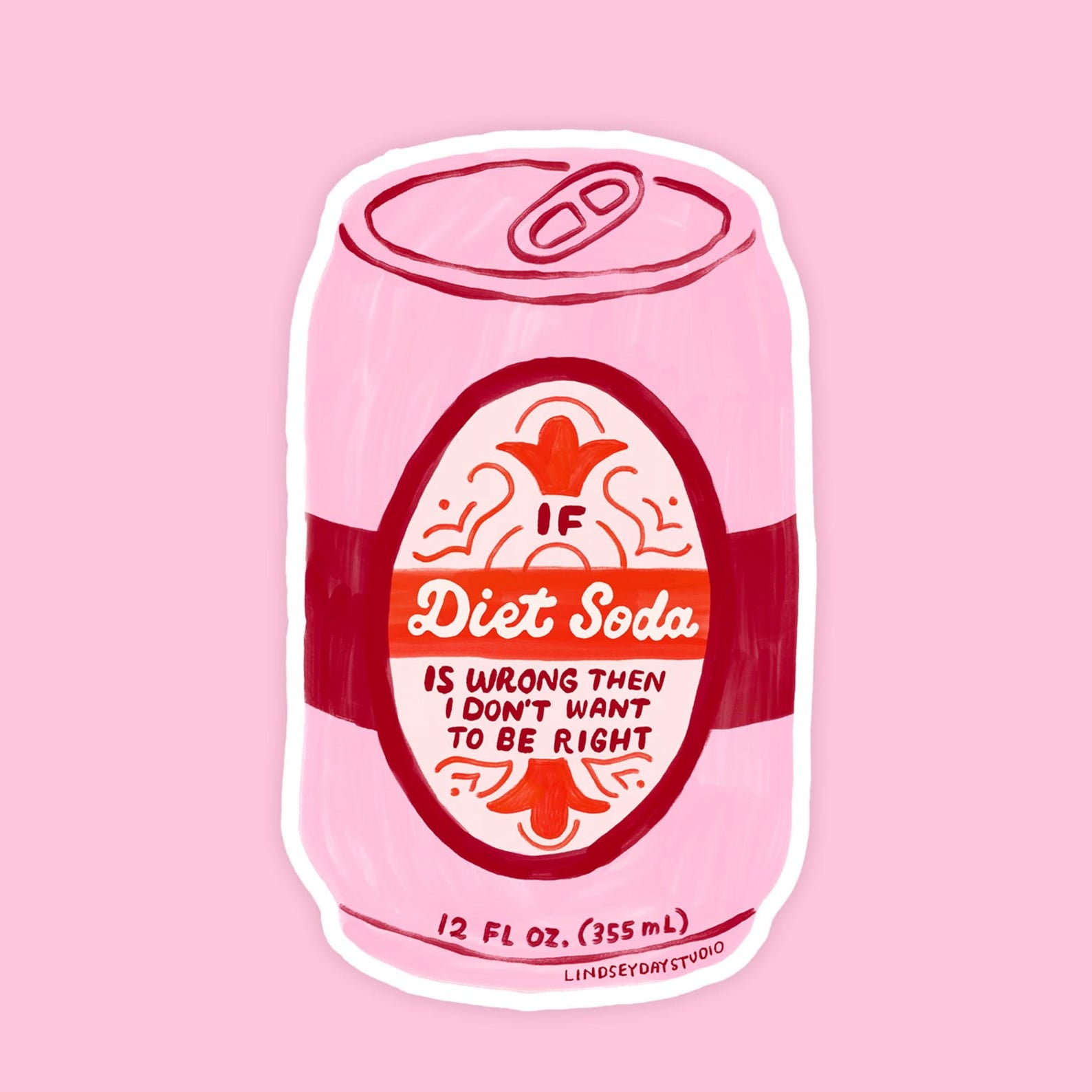 If Diet Soda Sticker