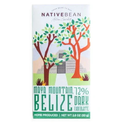 Belize 72% chocolate bar - 2.8 oz (83 g)