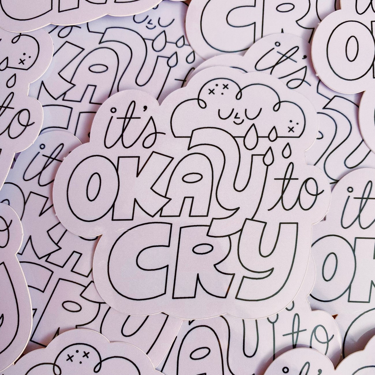 It's Okay to Cry Sticker