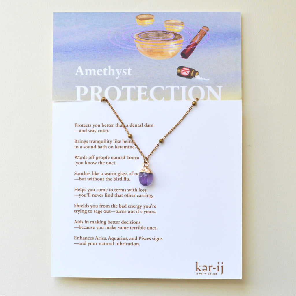 Snarky Healing Stone Necklaces