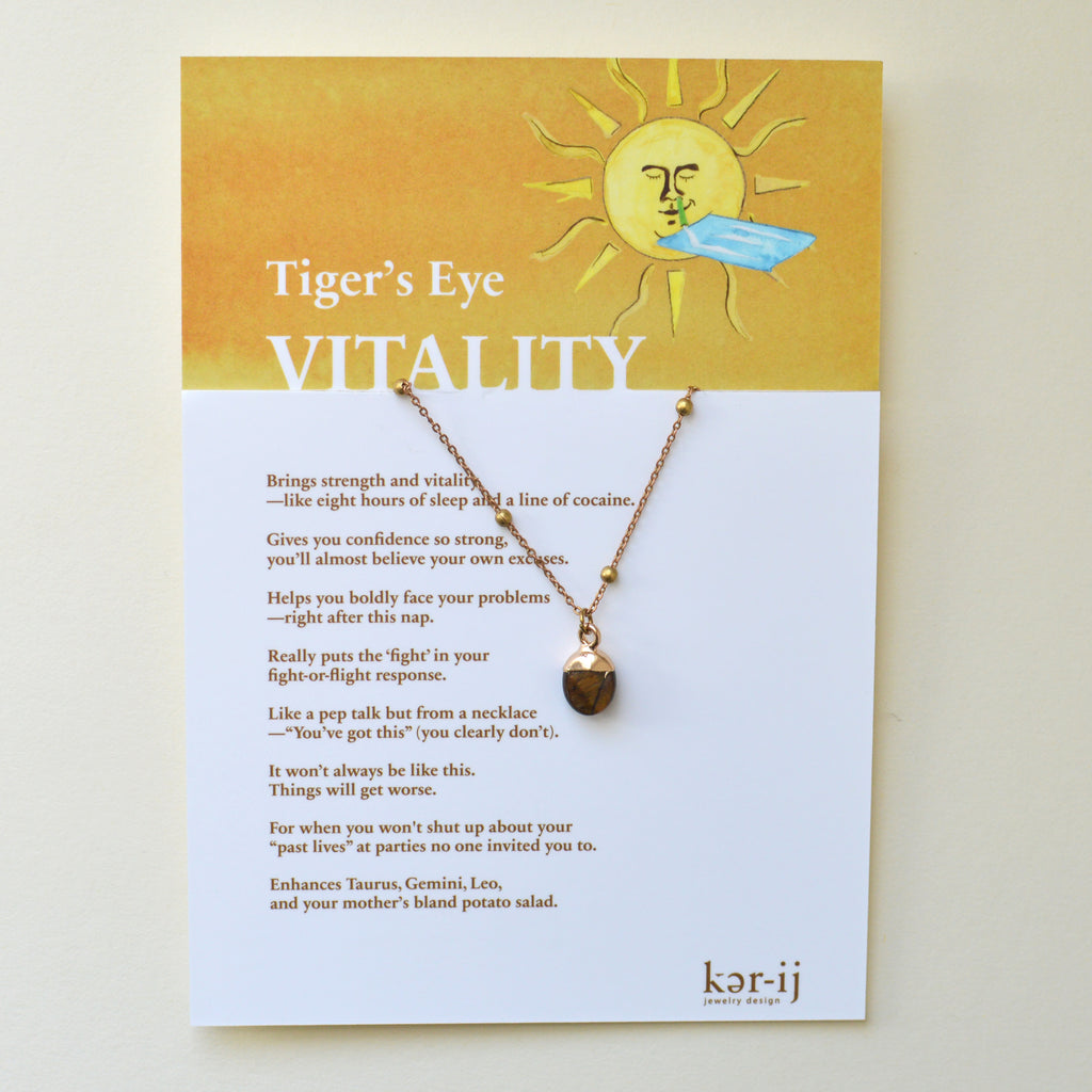 Snarky Healing Stone Necklaces