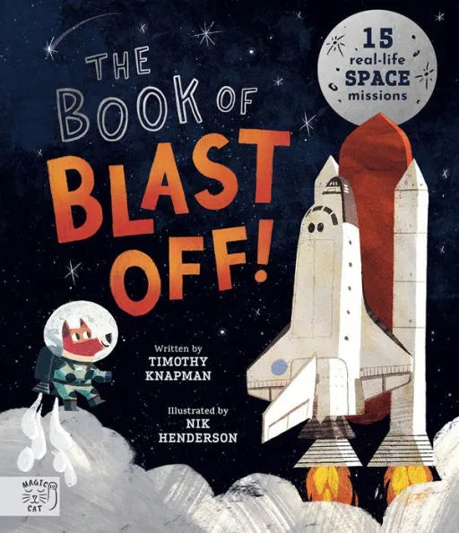 3 . . . 2 . . . 1 . . . Blast off! Embark on a journey into space aboard rockets, space capsules, satellites, rovers, and more. Simple rhyming text and engaging illustrations introduce children to the space crafts and missions that changed the way we understand the universe. Kids will also meet some of the inspiring astronauts who carried out the missions, from John Glenn and Neil Armstrong to Charles Bolden, Jessica Meir, and Christina Koch.