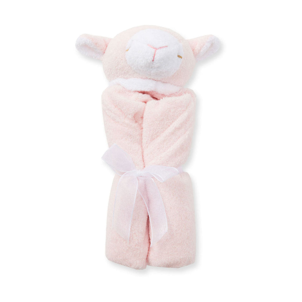 A perfect little security blankie and tagalong for your child. The delicious cashmere-like material is perfect for babies and toddlers to snuggle. Each blankie features a sweet animal head that’s easy to grip. It will bring smiles and comfort to your little napper and will likely become a favorite animal friend to take along on many adventures. Pink Lamb
