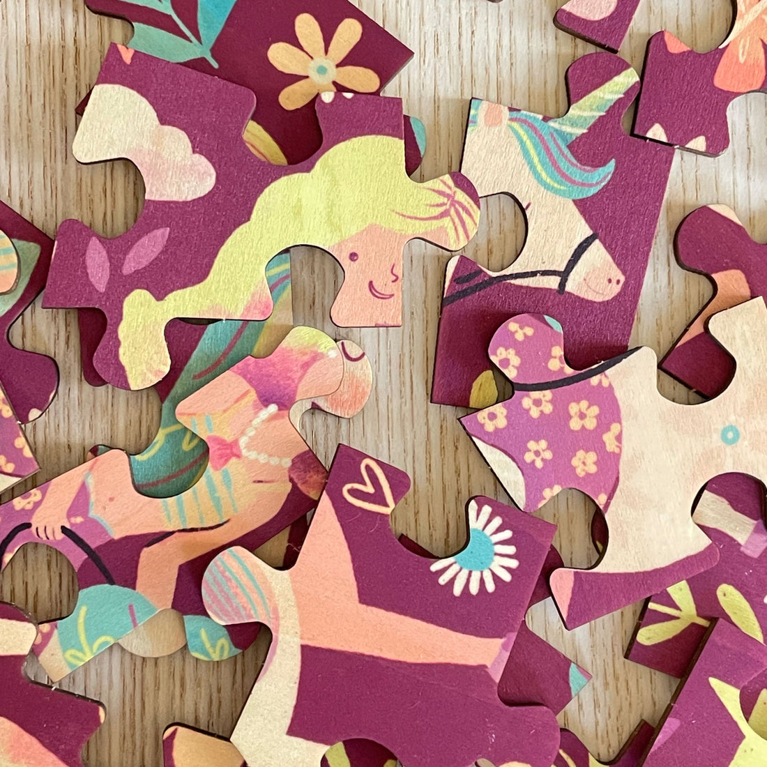 Mermicorn Wood Puzzle
