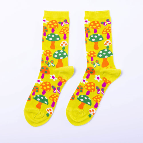 Women's Socks - Mushrooms