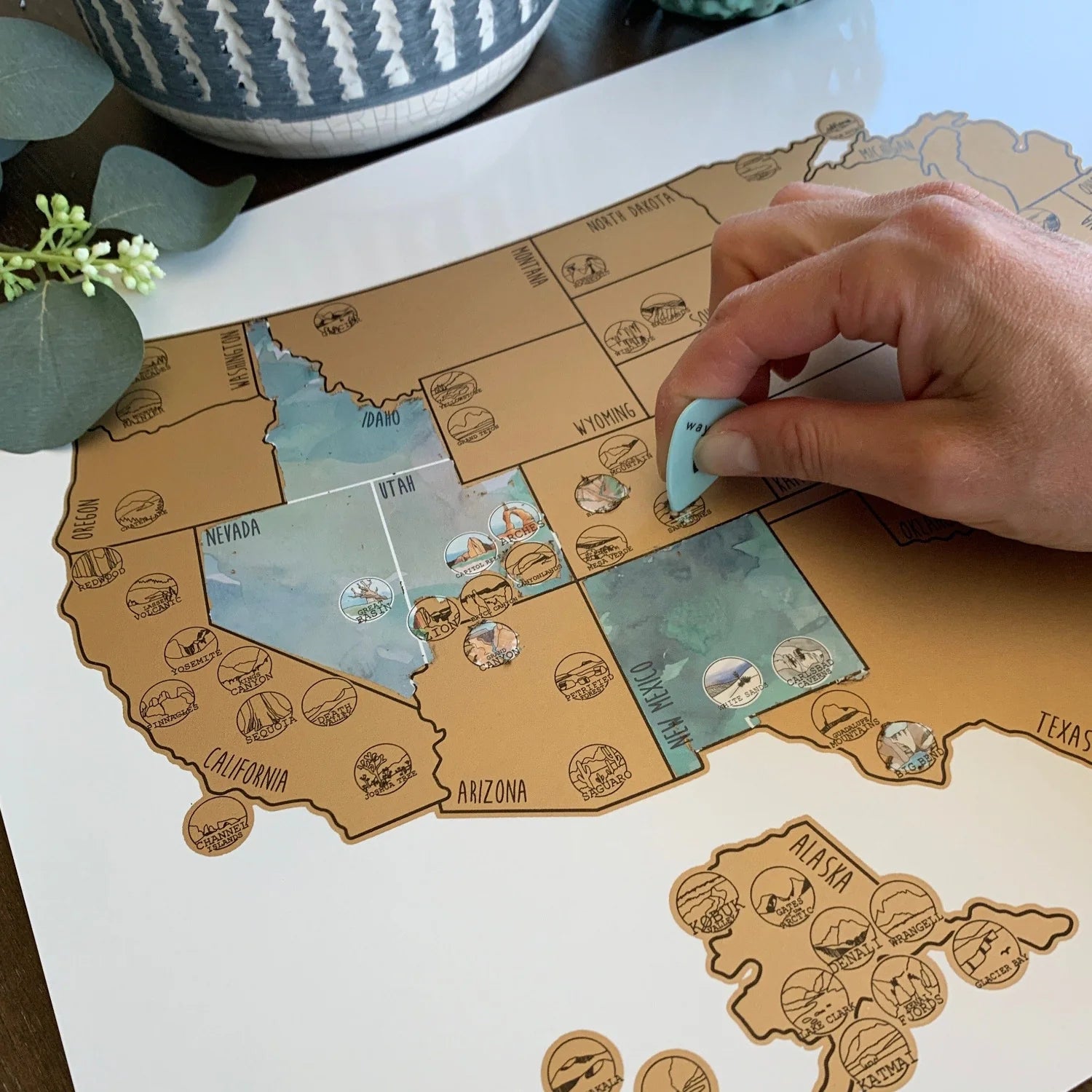 US Scratch Off Maps