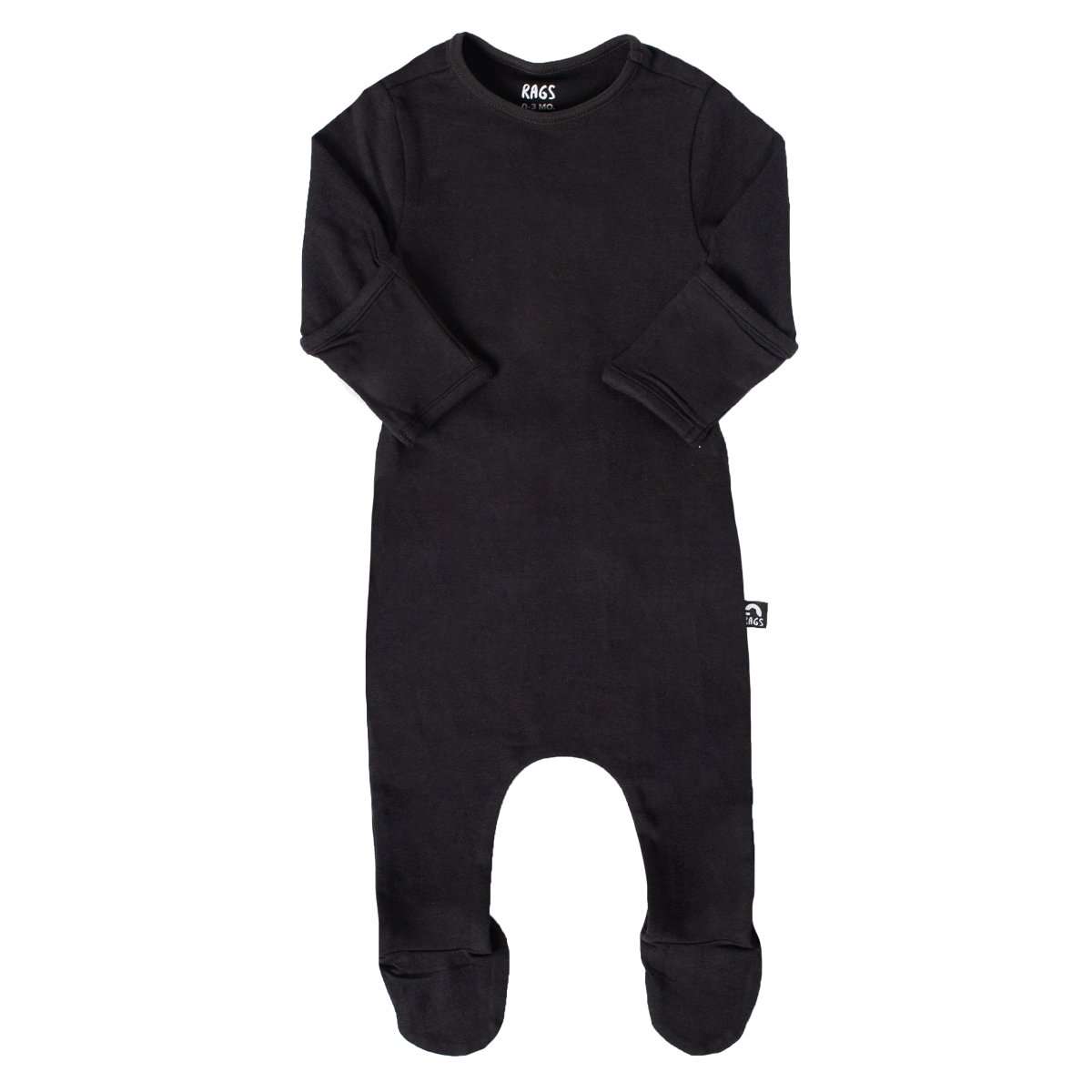 Essentials Peekabooty™ Rag Romper - 'Newborn Rag in Phantom'