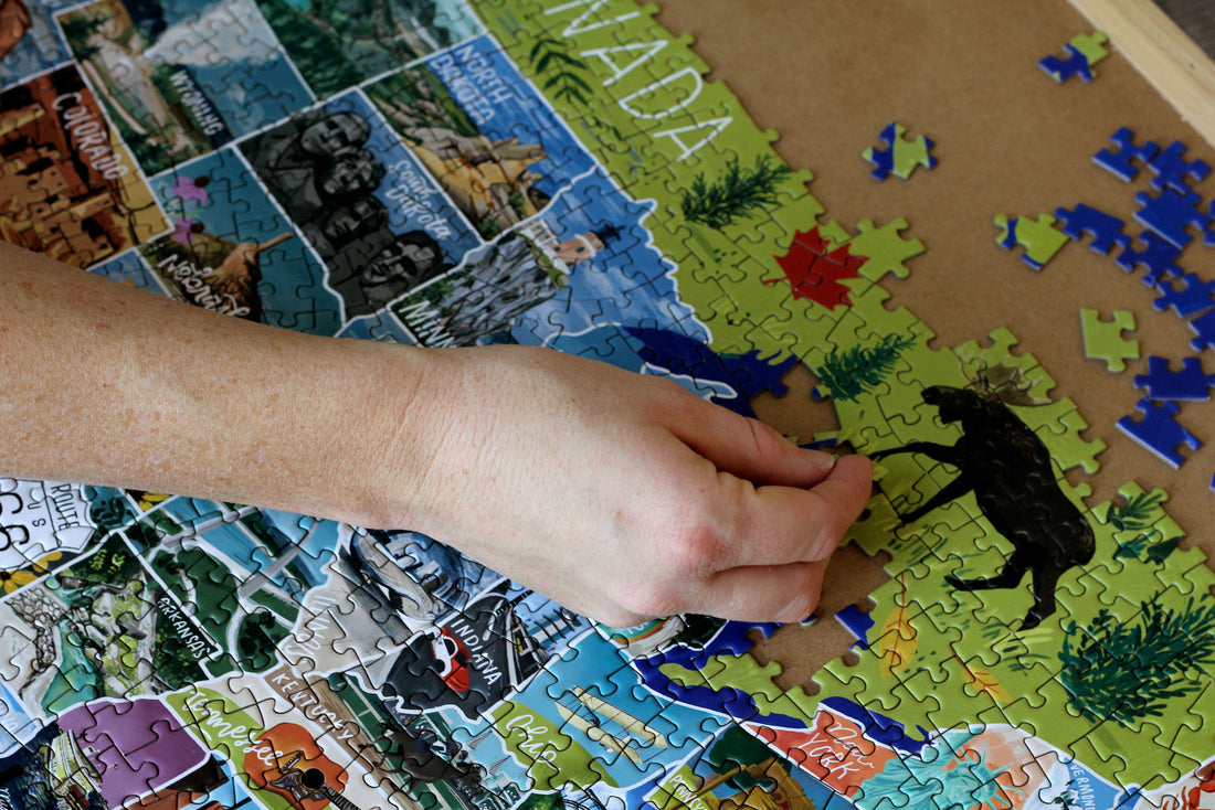 Nifty Fifty 1000 Piece Puzzle