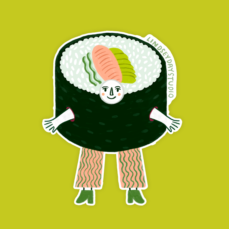 Sushi Friend Sticker
