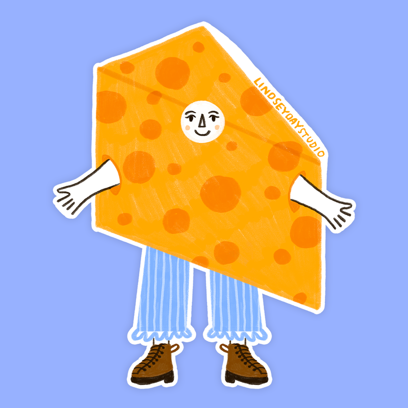 Cheese Friend Sticker