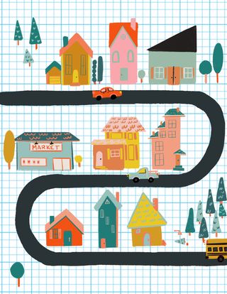 Tiny Town Print