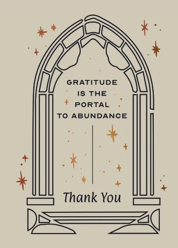 Gratitude Portal Thank You Card