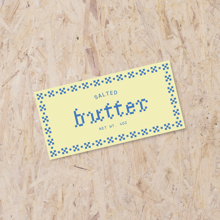 Salted Butter Sticker