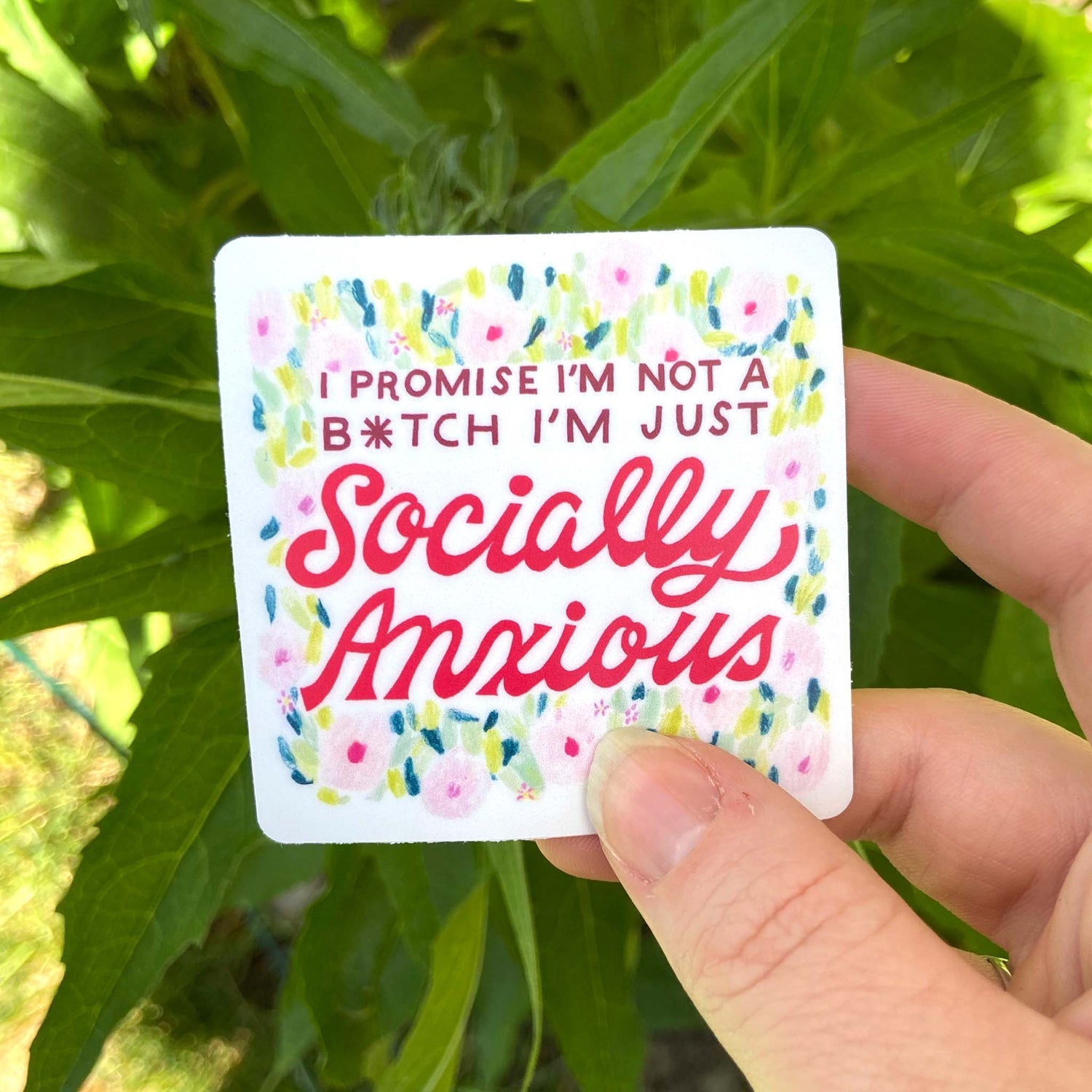 Socially Anxious Sticker