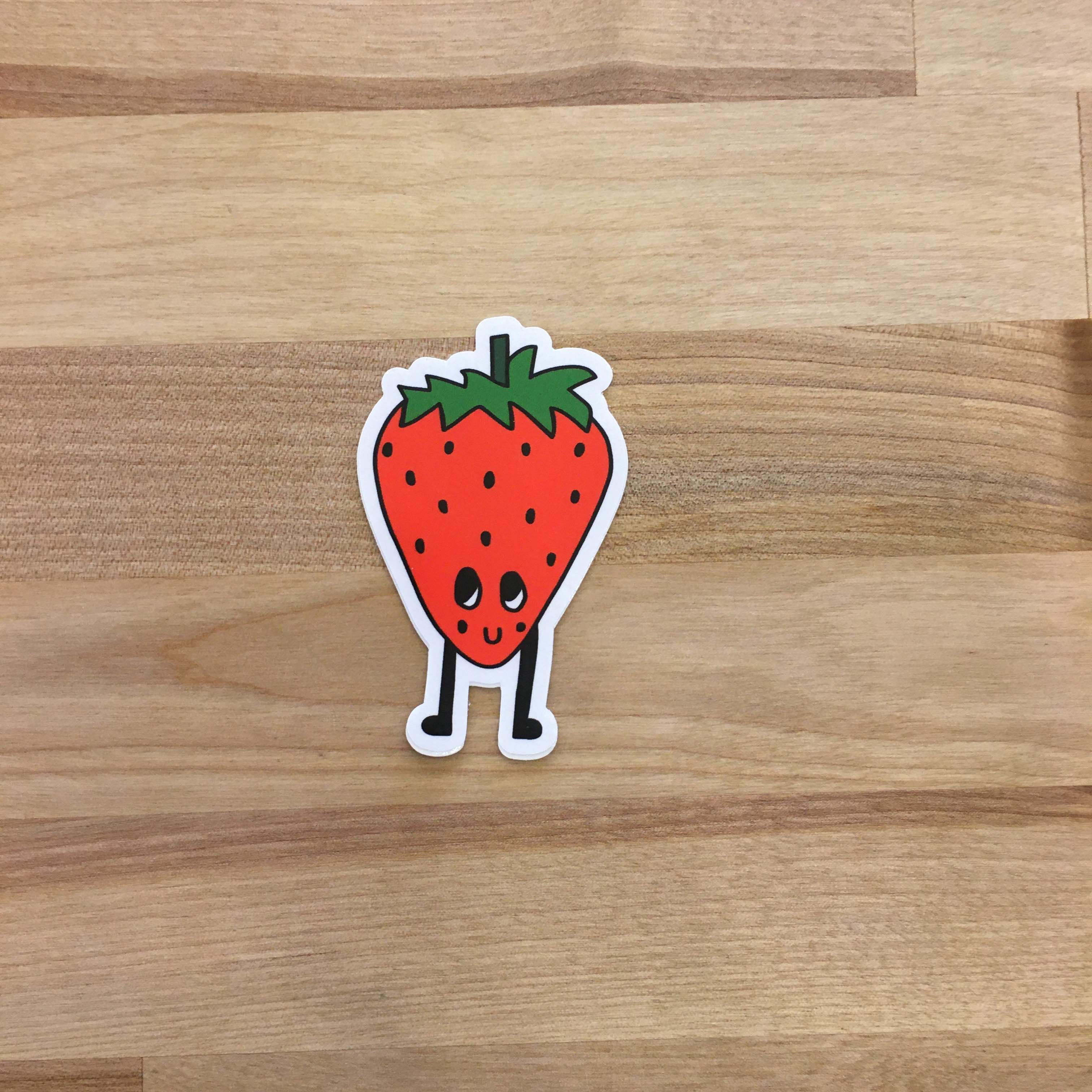 Mini Strawberry Patch Design Stickers